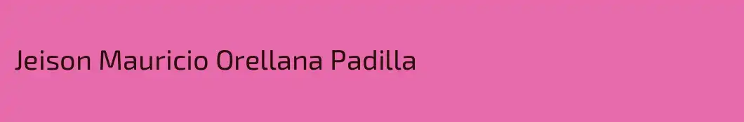 Jeison Mauricio Orellana Padilla